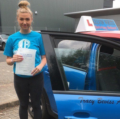 Congratulations to Sophie Whitehead of Wellington on a fantastic 1st time practical driving test pass with just one minor fault!! Enjoy the freedom your lovely VW Polo will bring you. Best wishes from your driving instructor Tracy Beviss and all the team here at Kelvin White Driving School.