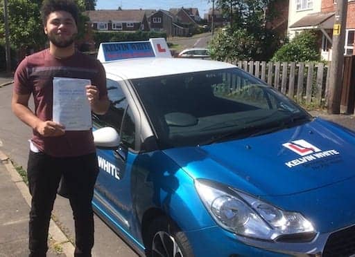 Congratulations to Thomas Shaw of Bridgwater on his driving test pass.