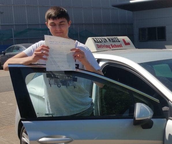 Congratulations to Aldi Berishag of Bridgwater on his driving test pass.
