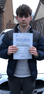Congratulations to James Godwin of Bridgwater on his driving test pass.